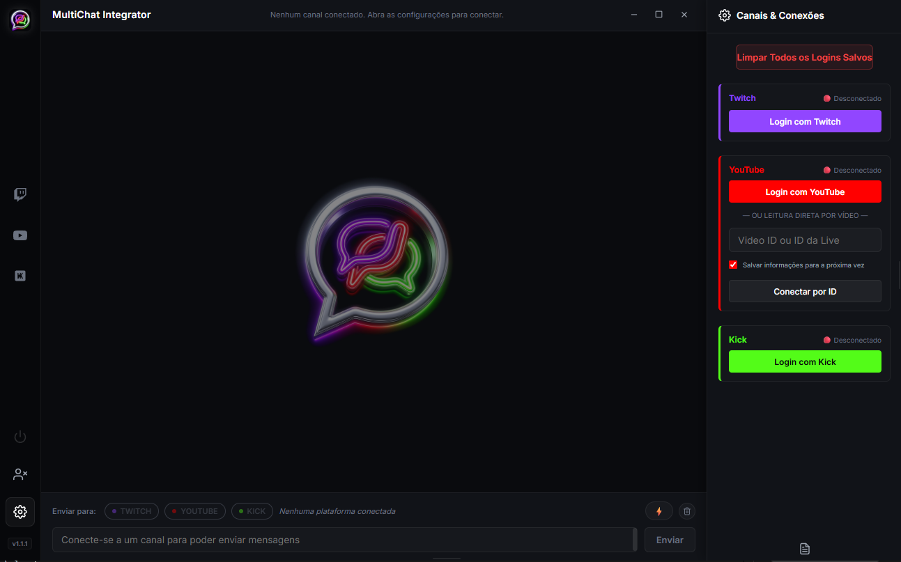 MultiChat Integrator Interface Preview